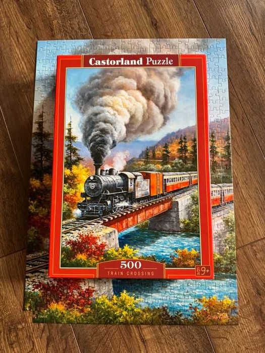 Puzzle Castorland 500 pociąg lokomotywa