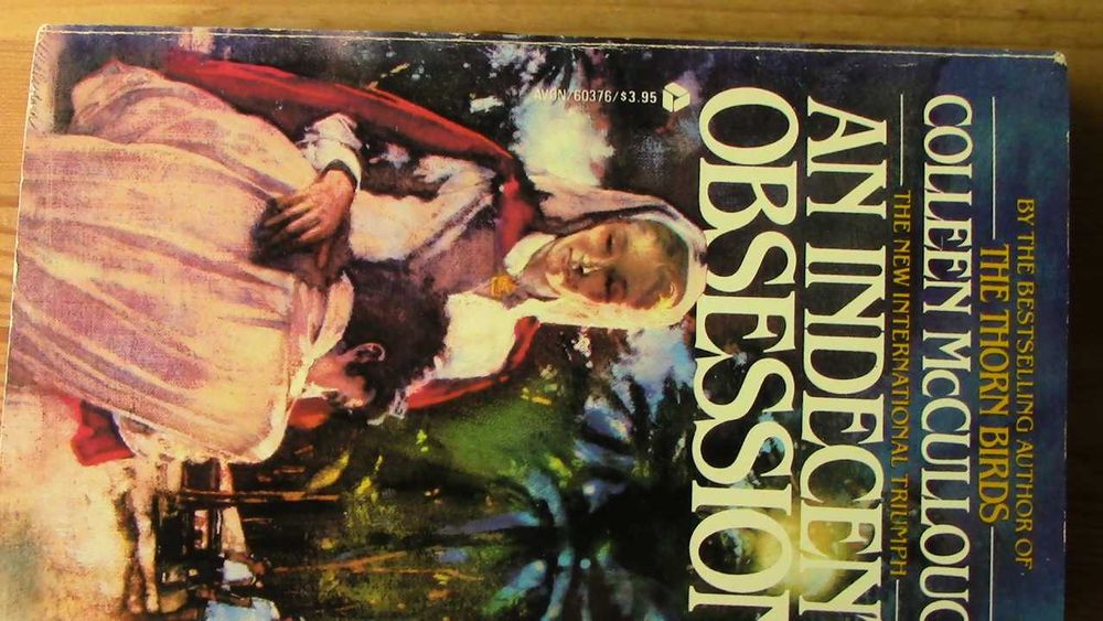 Colleen McCullough 'An indecent obsession'AmericanEnglish,po angielsku