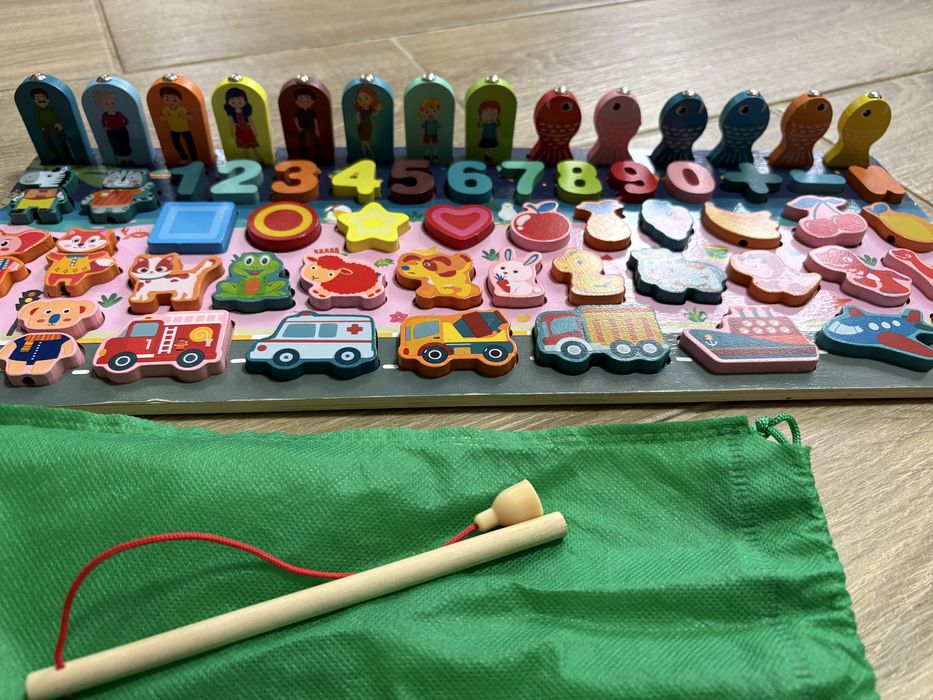 Деревʼяна гра сортер, сортер з дерева