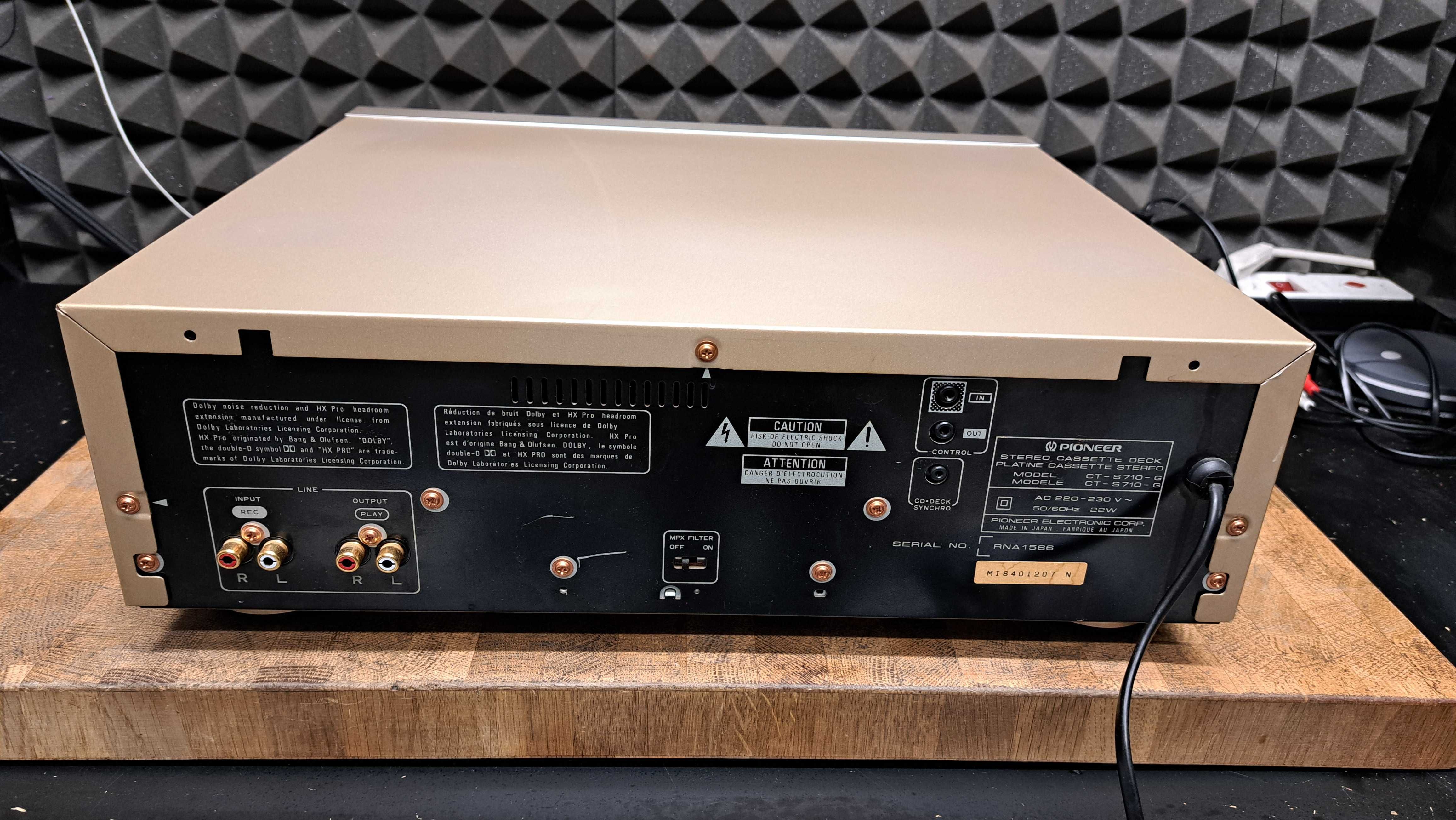Deck Pioneer CT-S710-G 3head
