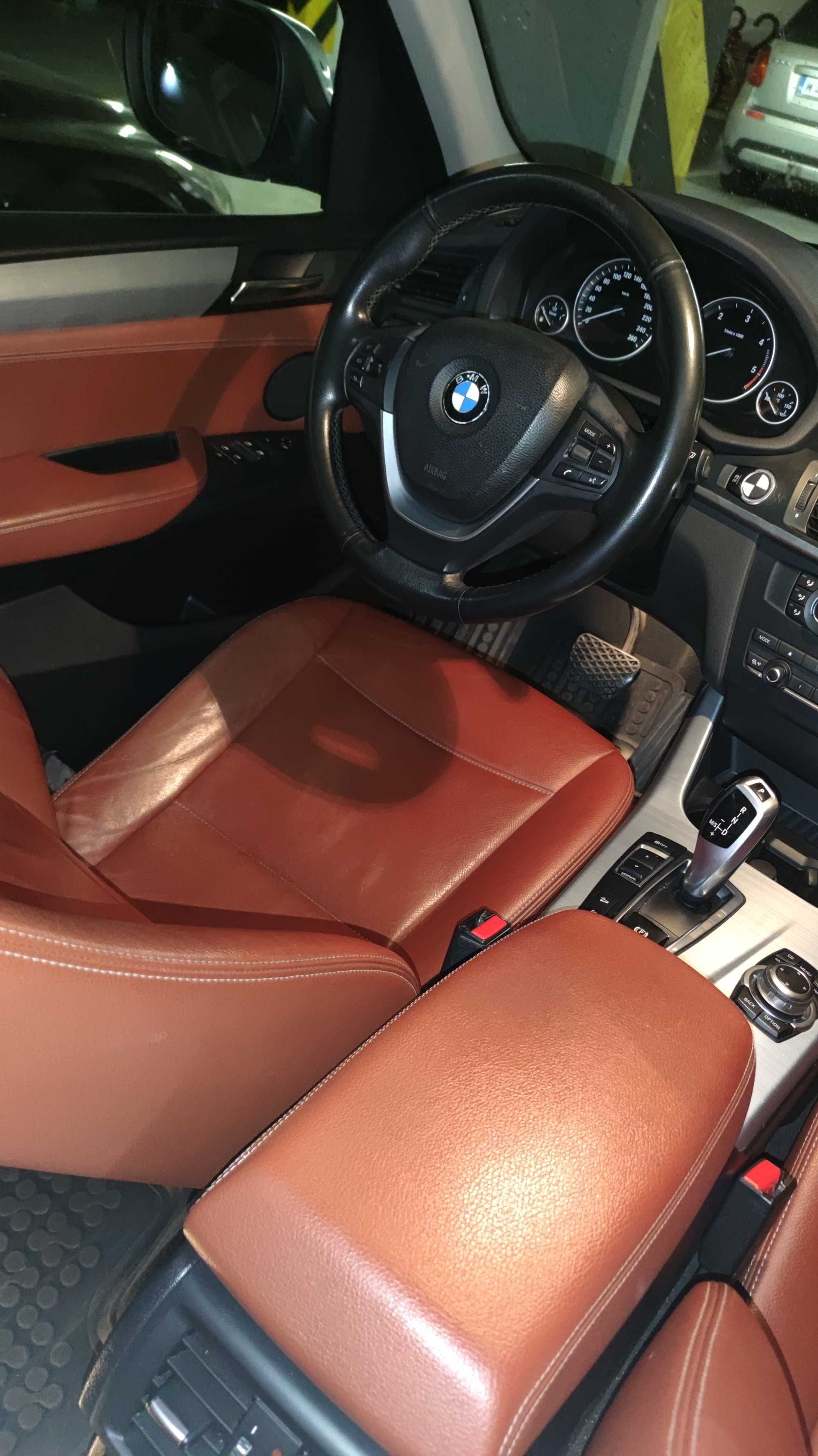 Fotele kanapa wnętrze BMW f25 przedlift Nevada / red-brown