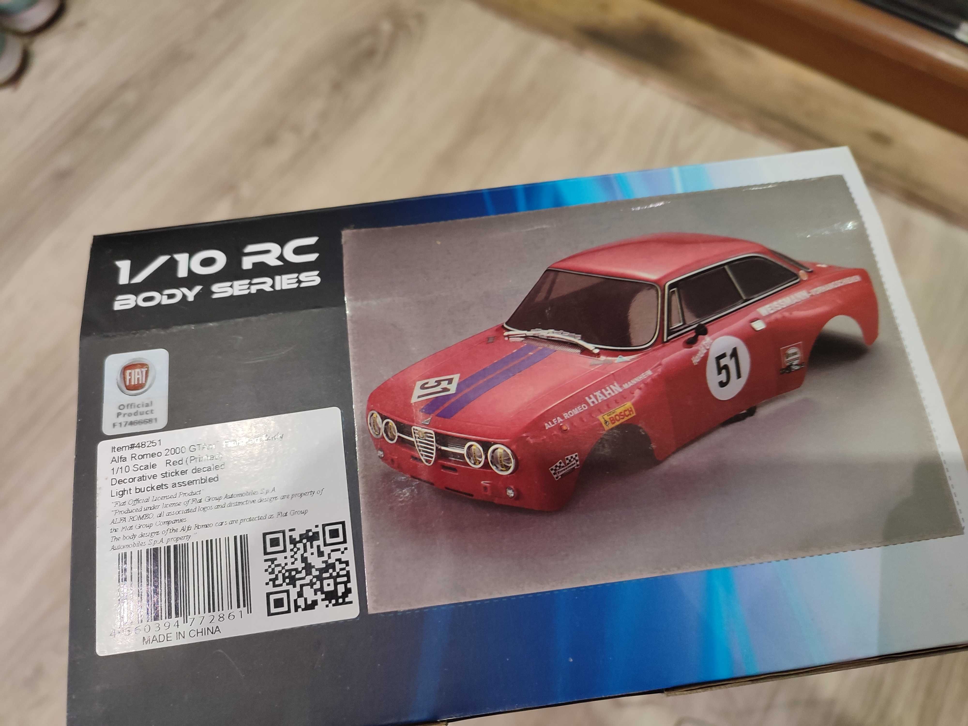 karoseria Alfa Romeo 2000 gta 1/10 Kiler body gotowa