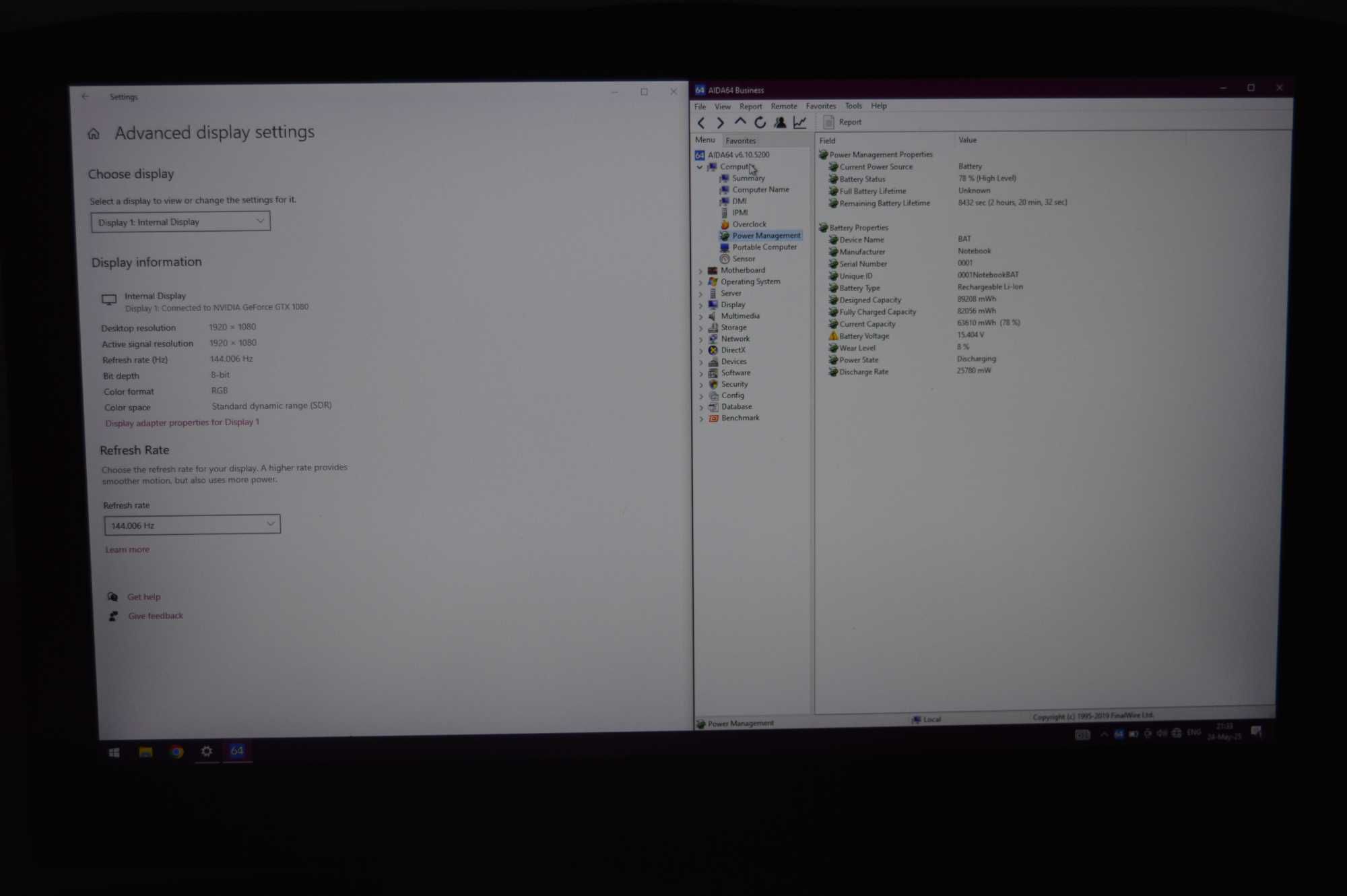 Ноутбук Clevo P870TM-G /i7 8700/GTX 1080/32GB RAM/250GB SSD/FHD 144HZ