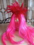 Cabeleira+ oculos+ pestanas(carnaval)