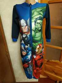 Пижама, кигуруми,слип Marvel супергерои мстители на 9-10 лет 134-140см