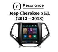 Штатная магнитола Jeep Cherokee tesla GPS навигация ANDROID