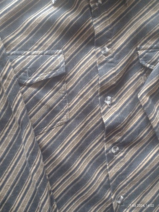 Męska koszula sztruksowa, rozm L