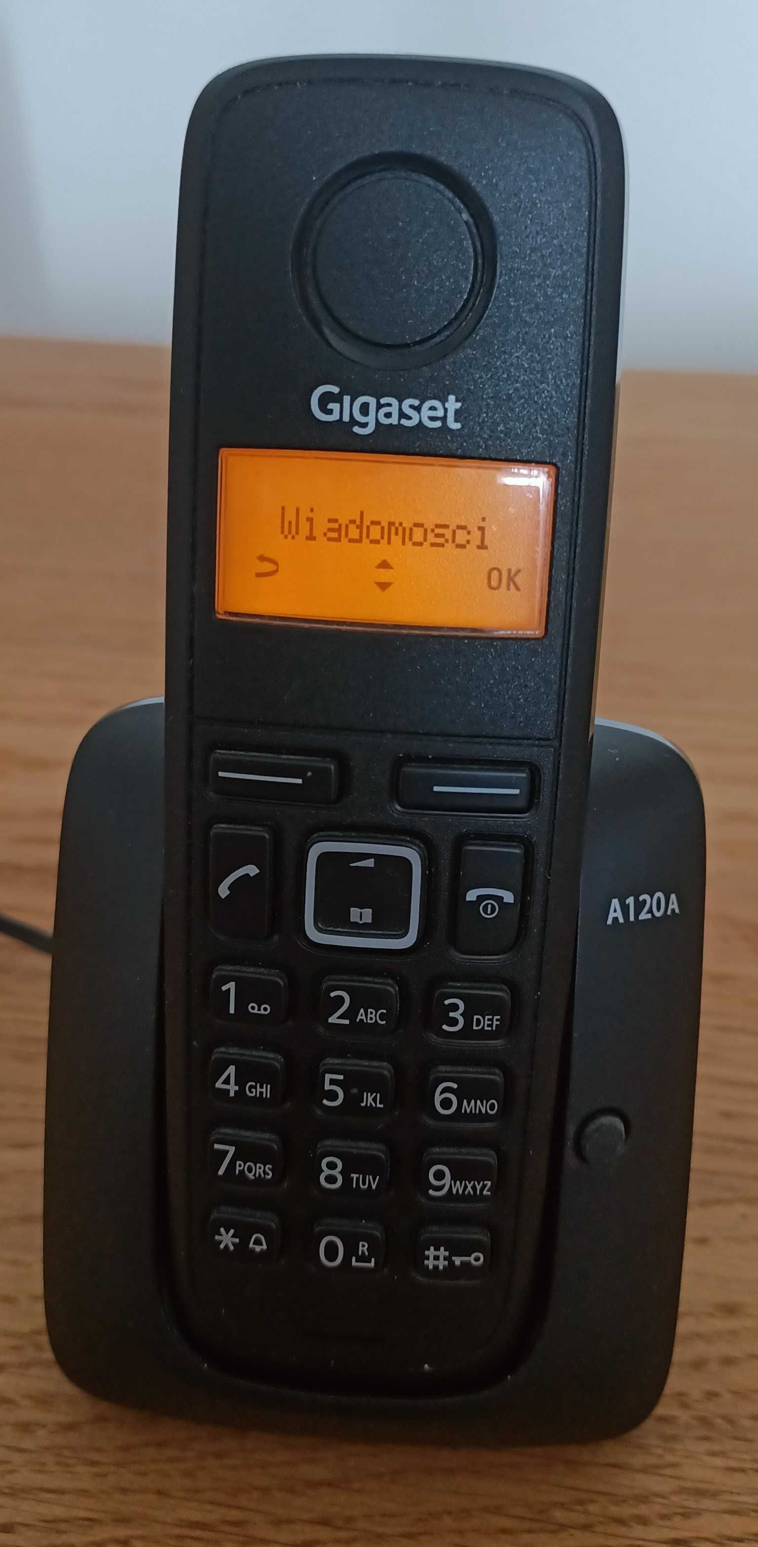 Telefon bezprzewodowy stacjonarny Simens Gigaset A120A