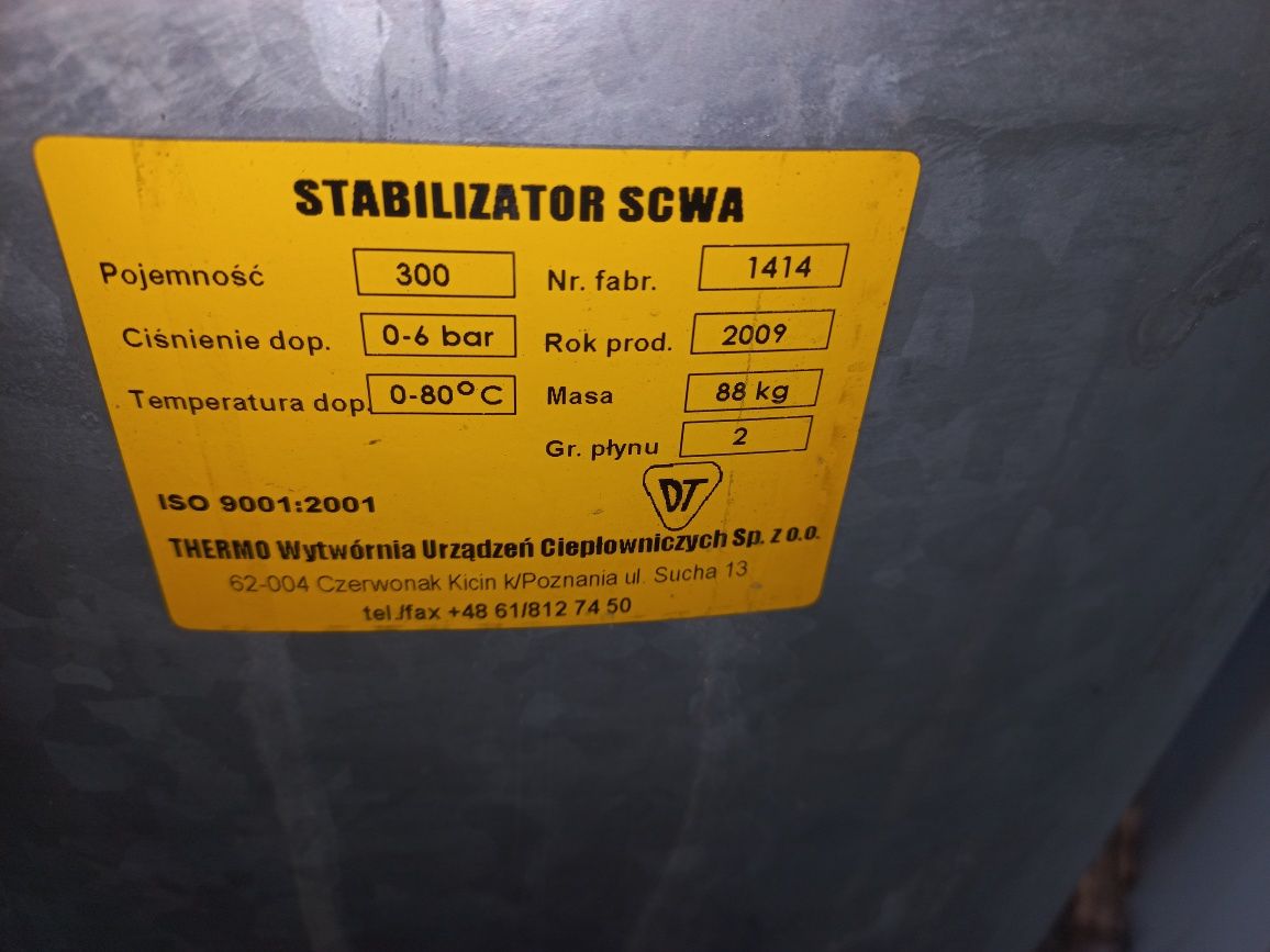 Zbiornik Stabilizator SCWA 300 Litrów