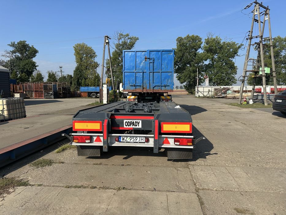 Przyczepa do hakowca małe kontenery kp-7 kp-10 EMTECH rok prod 2013