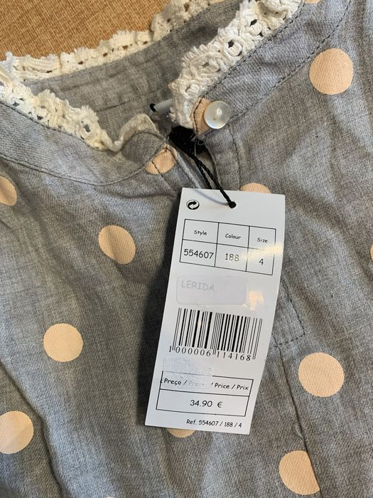 Camisa menina Lanidor NOVA- com etiqueta