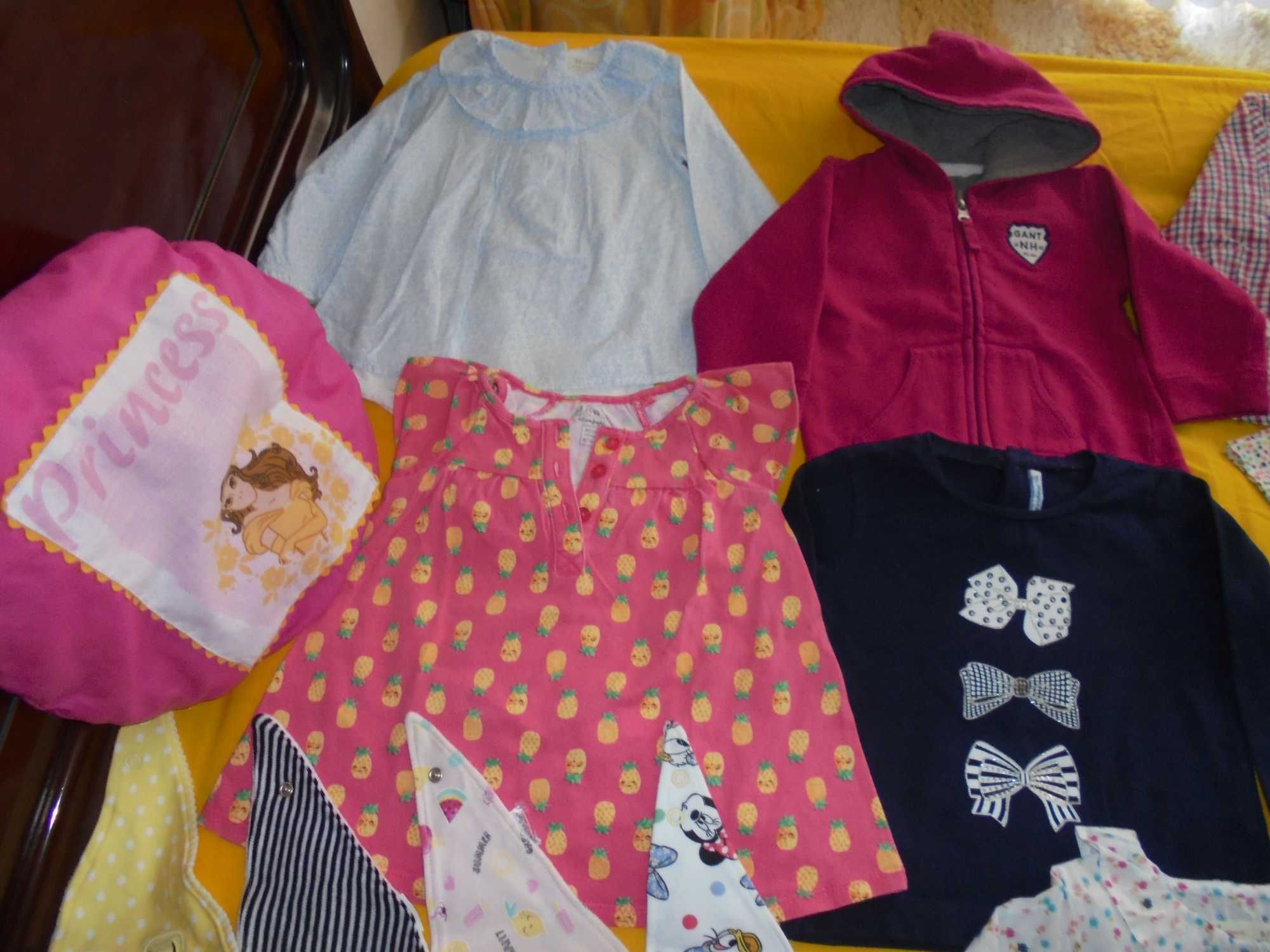 lote de roupa de menina bebé almofada da princesa