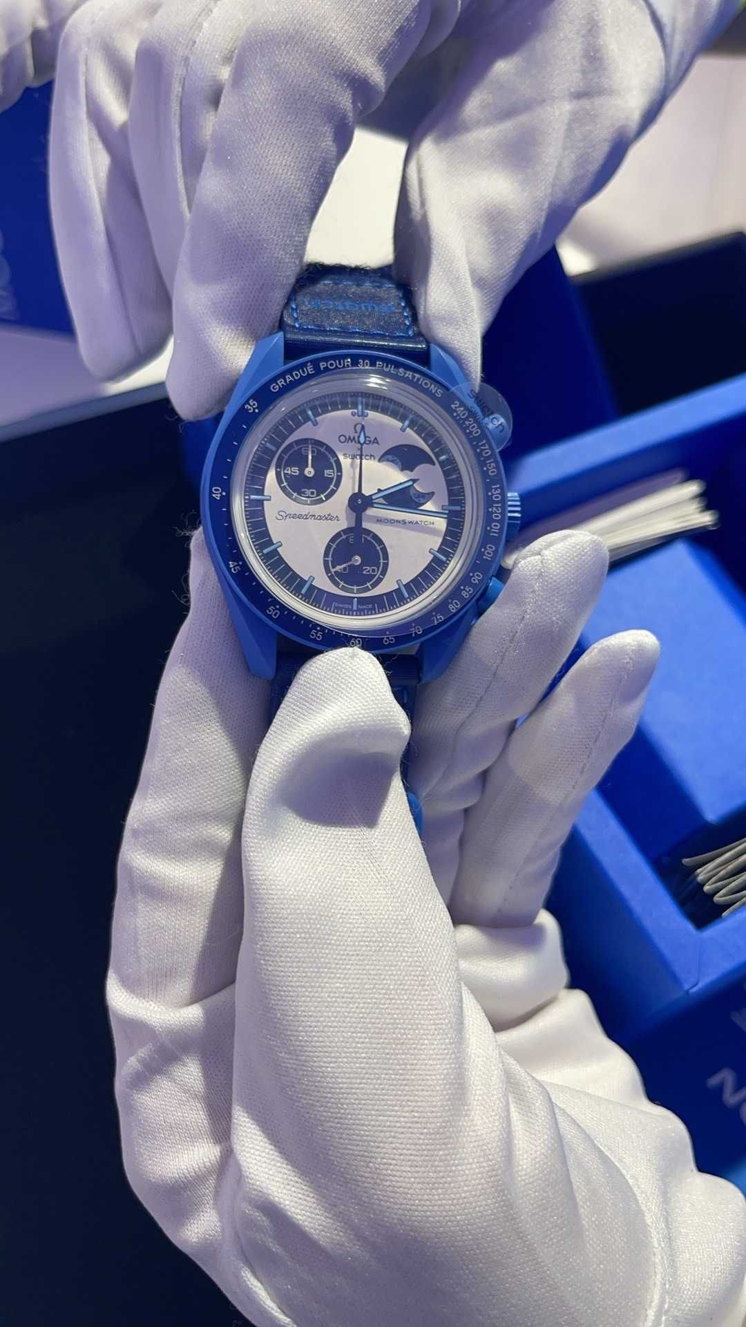 omega x swatch misja do super niebieskiej fazy księżyca - SO33N700 270