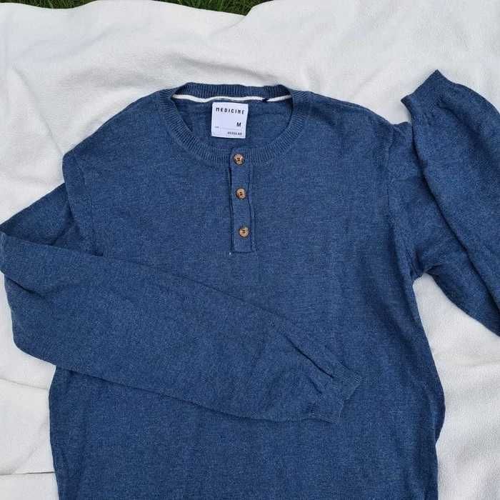 Sweter Medicine niebieski, rozm. M