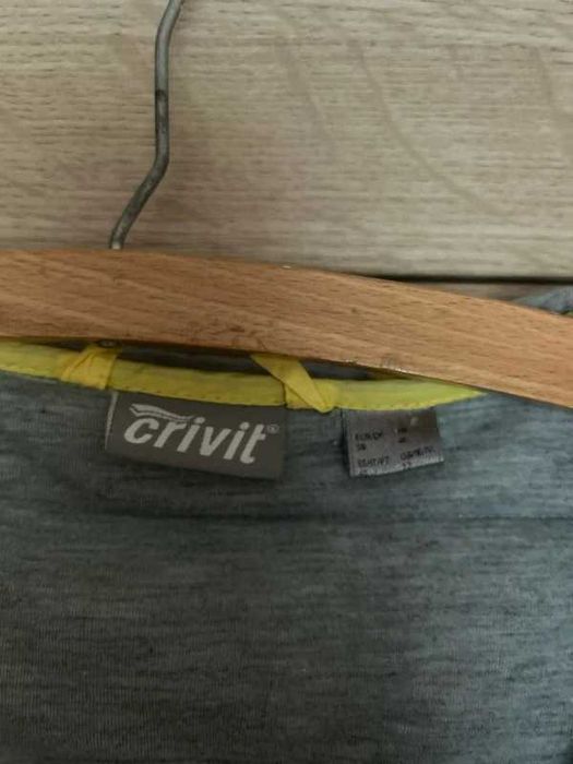 Kurtka damska Crivit żółta z kapturem roz M