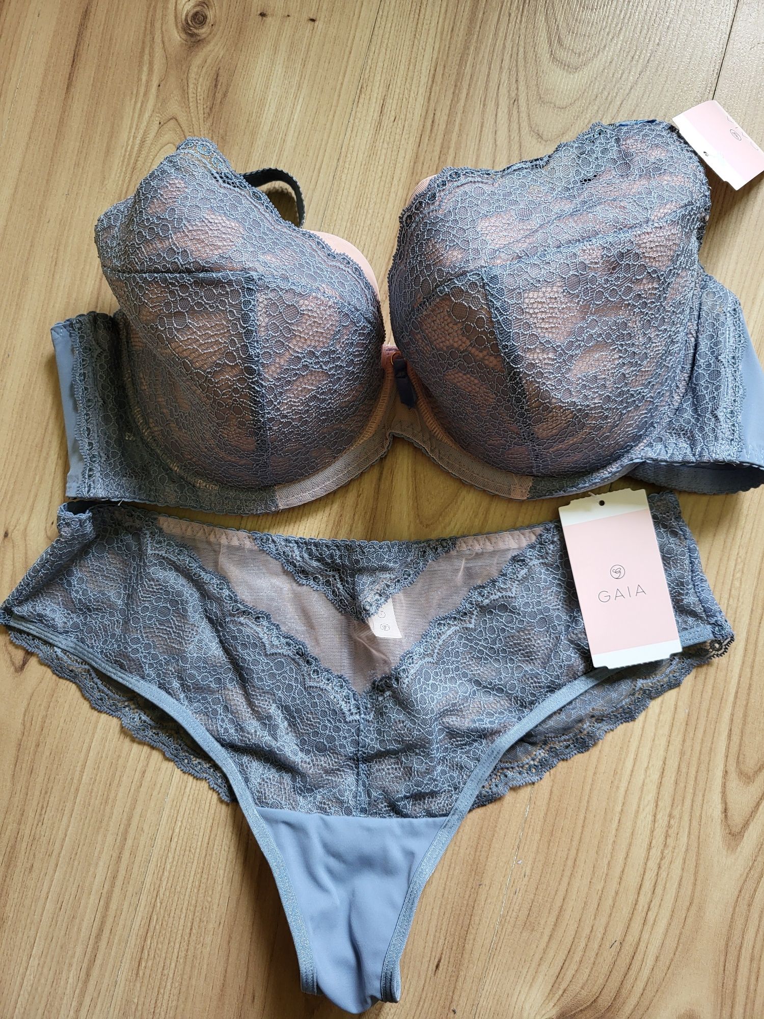 Gaia Azzurra komplet bielizny nowy z metkami 85E XL