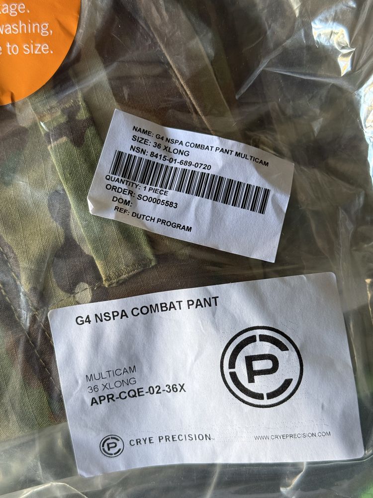 бойові штани + Коліна іcrye precision g4 combat  multicam ориг Л та Хл