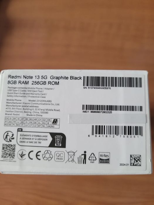 Redmi note 13 5G 256GB