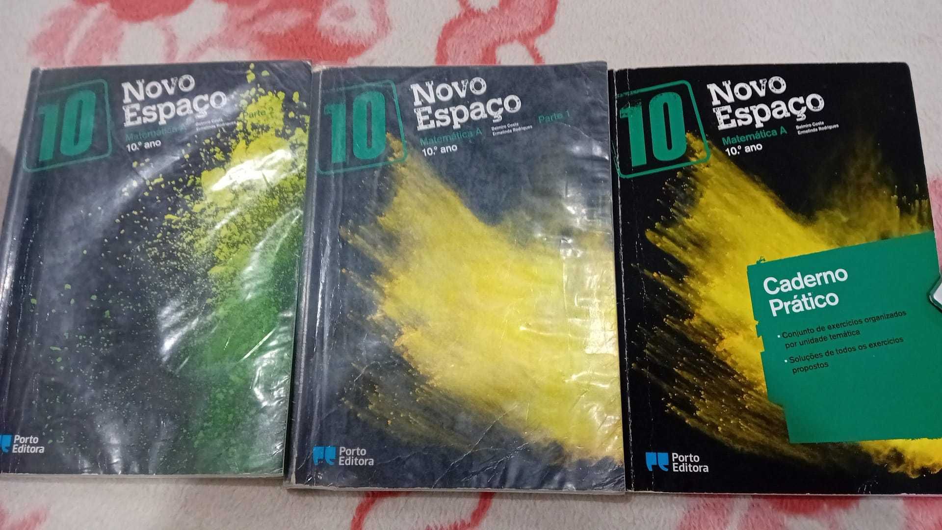 Novo Espaço - Matemática A - 10.º Ano Parte 1 e Parte 2