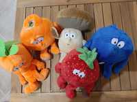 5 bonecos / peluches "Gang dos frescos" Lidl