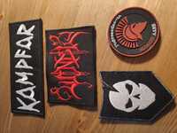 Patches / Emblemas de black metal ou tácticos