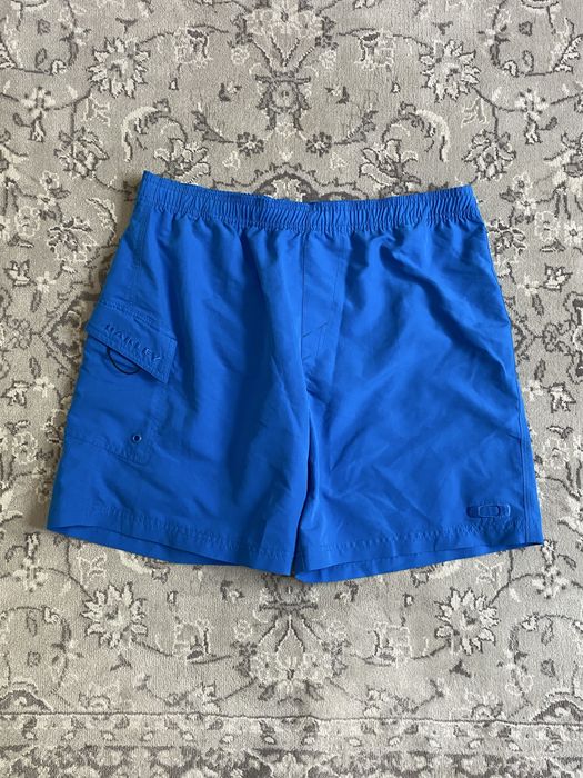 Niebieskie Szorty Krótkie Spodenki Kąpielówki Oakley Męskie Rozmiar M