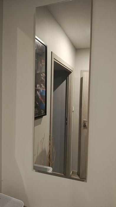 Lustro srebrne na płycie MDF 30x90cm