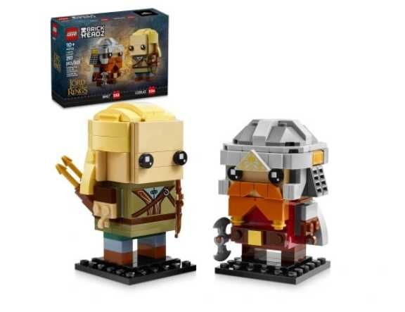 LEGO 40751 BrickHeadz Legolas i Gimli 40630 BrickHeadz Frodo i Gollum
