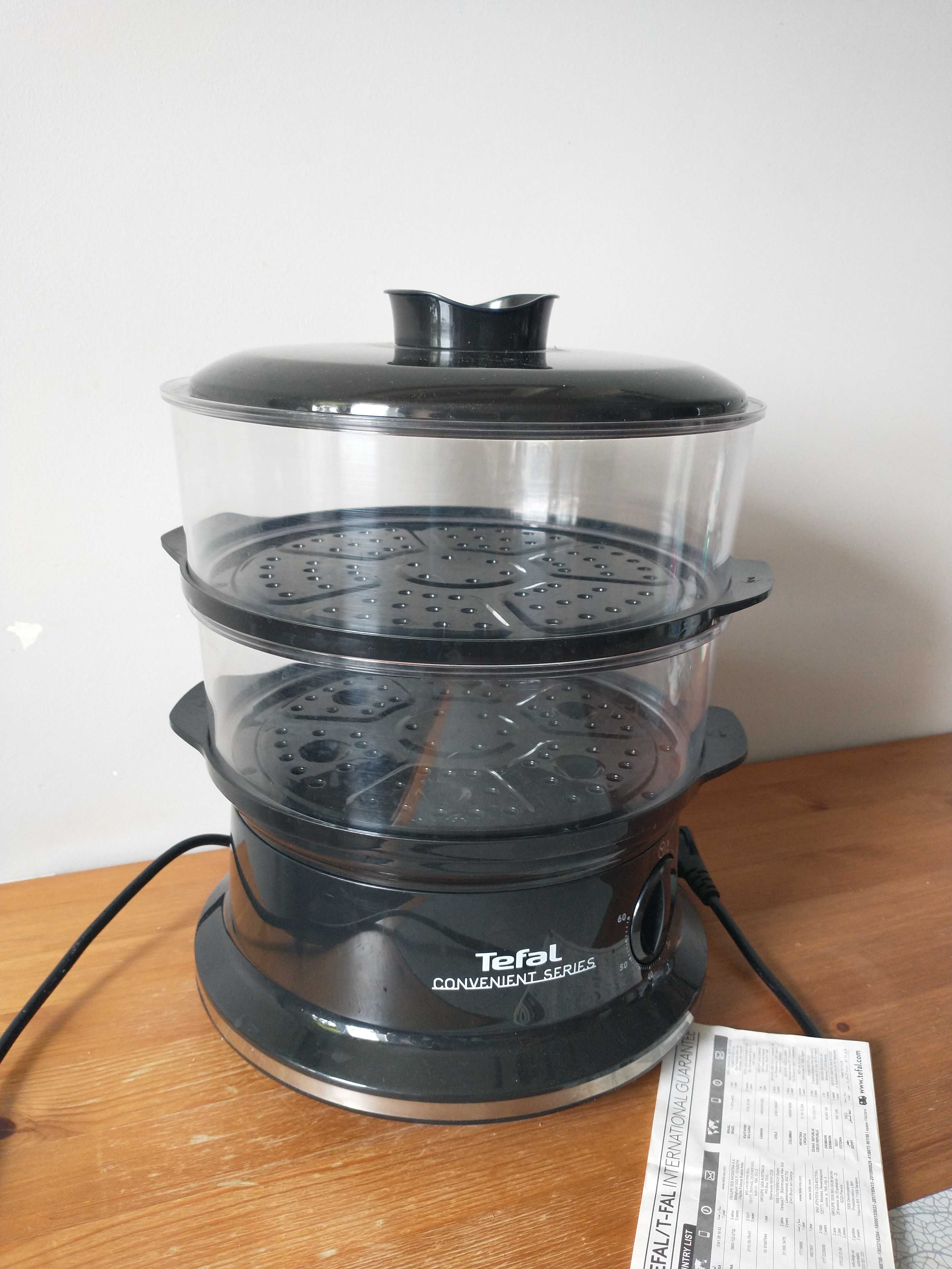 Parowar Tefal Convenient vc1401 6l czarny 900w