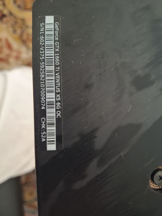 Відеокарта MSI GTX 1660ti 6gb