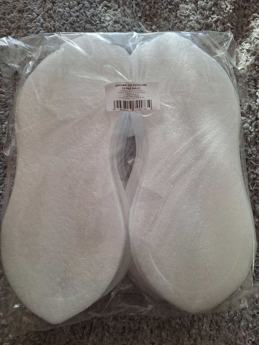Jednorazowe japonki + folia + separatory do pedicure