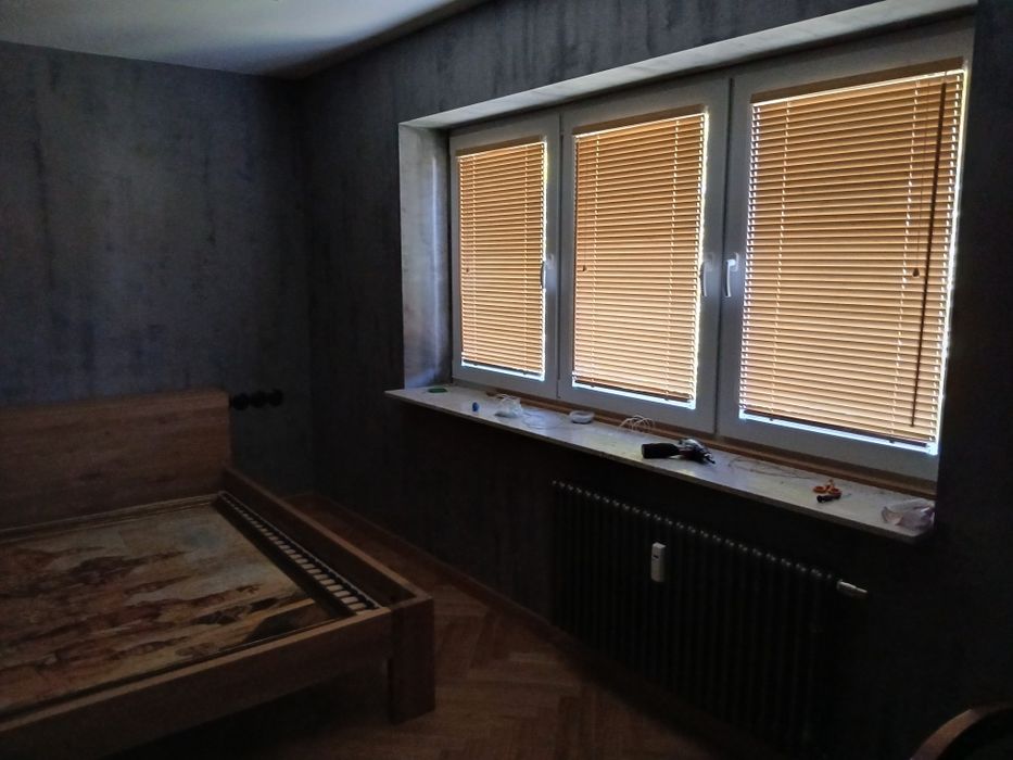 Żaluzje drewniane bambusowe na wymiar z montażem