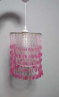 Lampa sufitowa z kryształkami