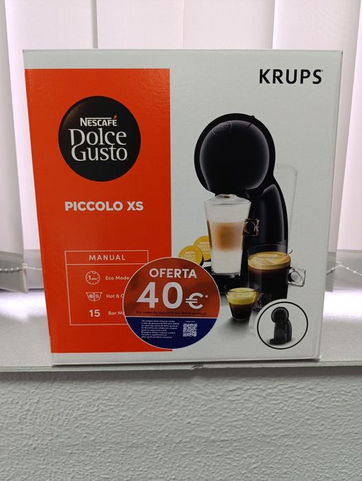 Máquina de café Dolce Gusto "Piccolo XS"
Usada como nova, usada duran