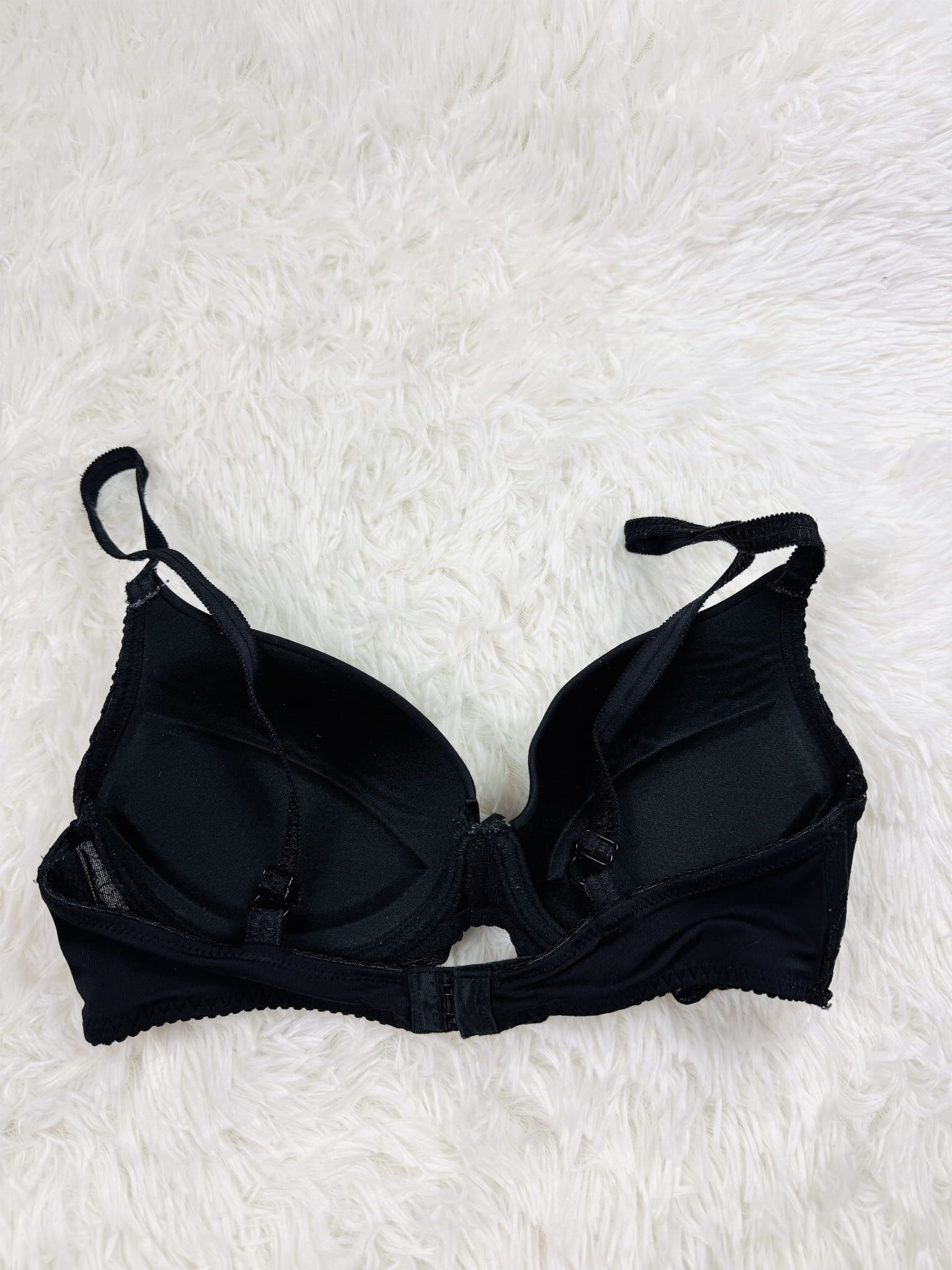 Biustonosz push-up 75C czarny