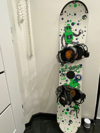 Deska snowboardowa Rossignol 130 cm z wiązaniami Salomon