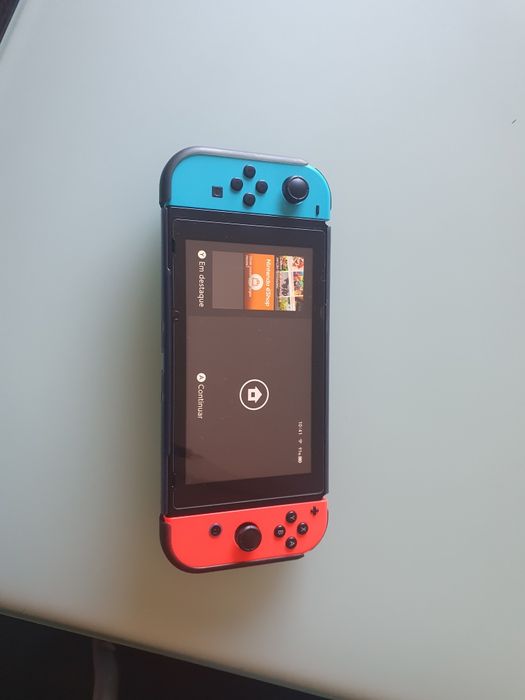 Nintendo switch desbloqueada 128gb c/ caixa
