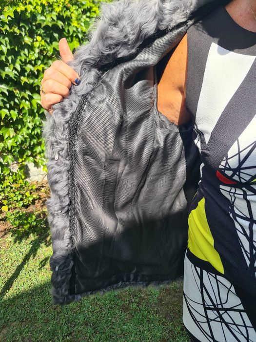 Futro naturalne z kózek stan idealny