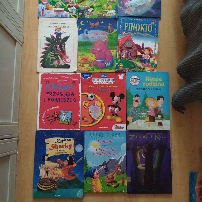 Książki dla dzieci - zestaw 15 książek w dużym formacie