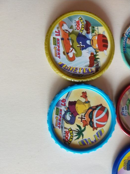 Tazos Duel metálicos otto rollers bollycao matutano
