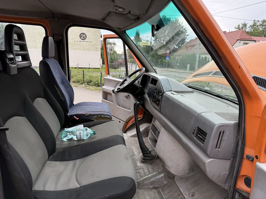 Volkswagen LT35 2.5 Diesel 75 KM doka, Brygadówka, 7 osób, skrzynia,