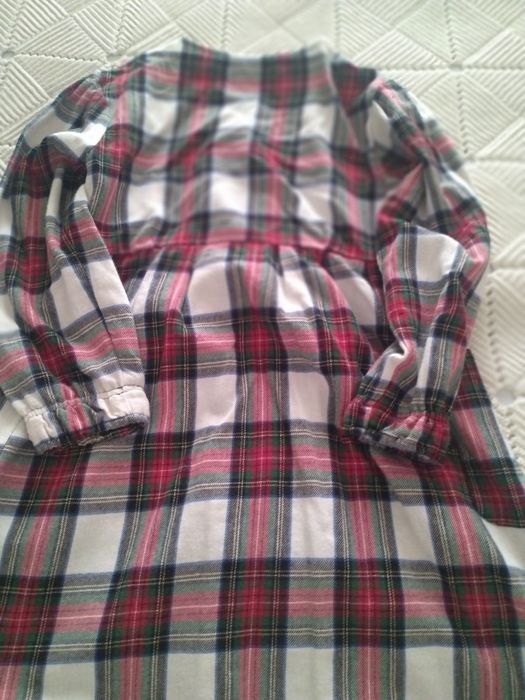 Vestido xadrez Zara