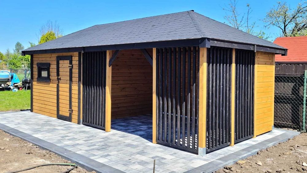 Domek narzędziowy NOEMI II Altana/Drewutnia Lamele 3x6 DREWNOTRIK.PL