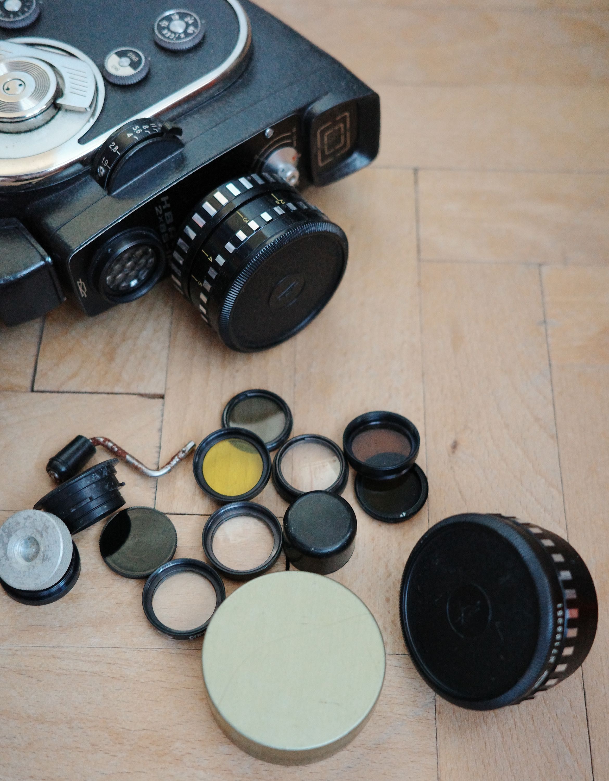 Kamera 8mm Kwarc CCCP + 2 obiektywy