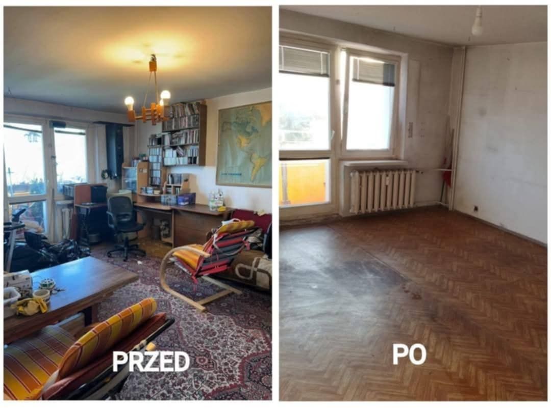 Opróżnianie Mieszkań,Domów ,Piwnic.Rozbiórka Piecy Kaflowych.