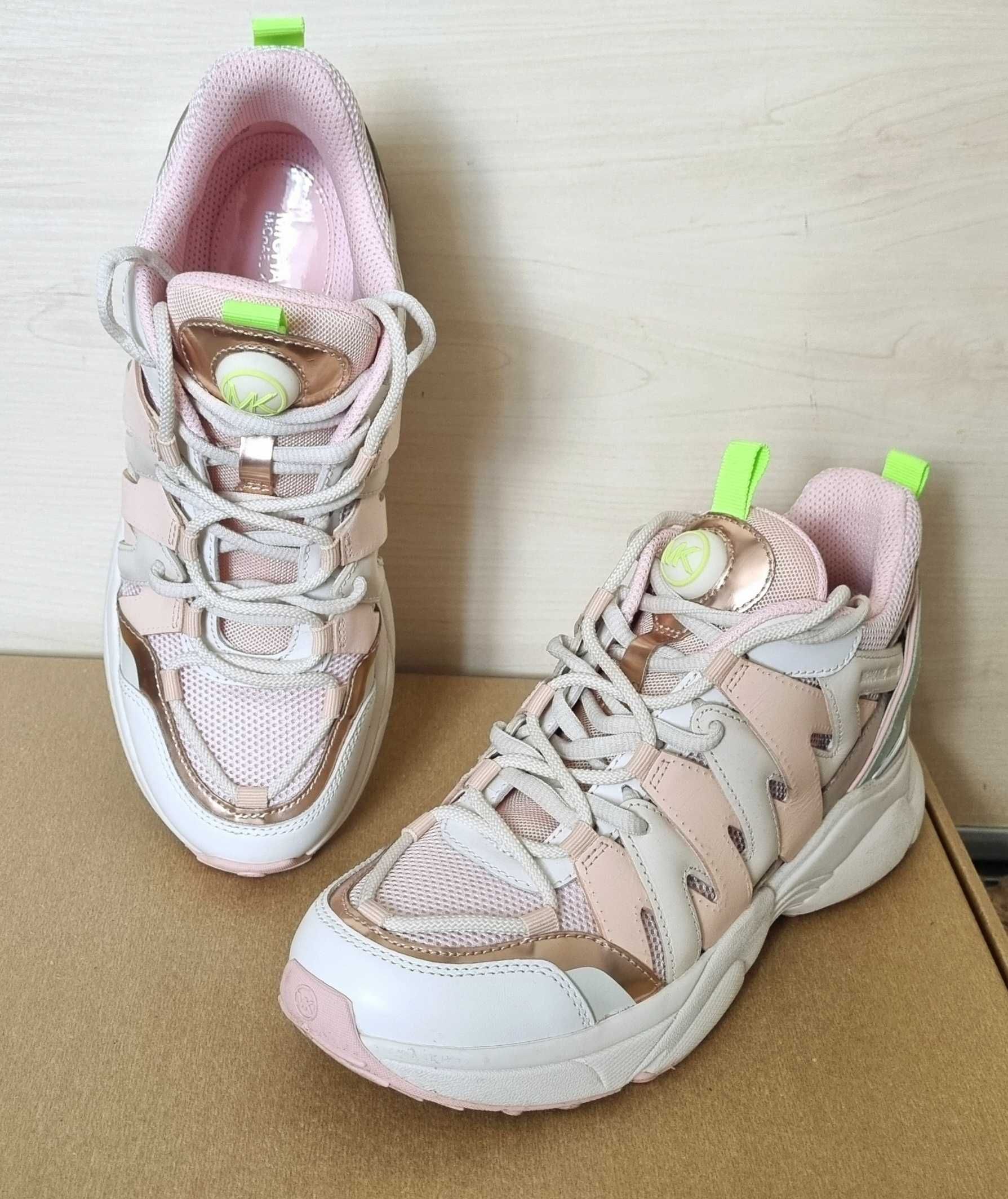 Кросівки michael kors hero leather and mesh trainer оригінал