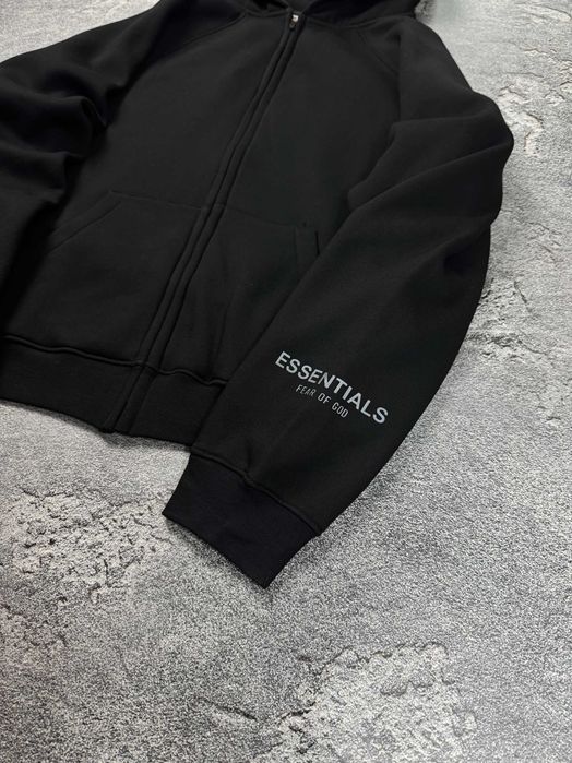 Зіп-худі FOG Essentials з флісом зипка кофта фог ессеншел зип-худи