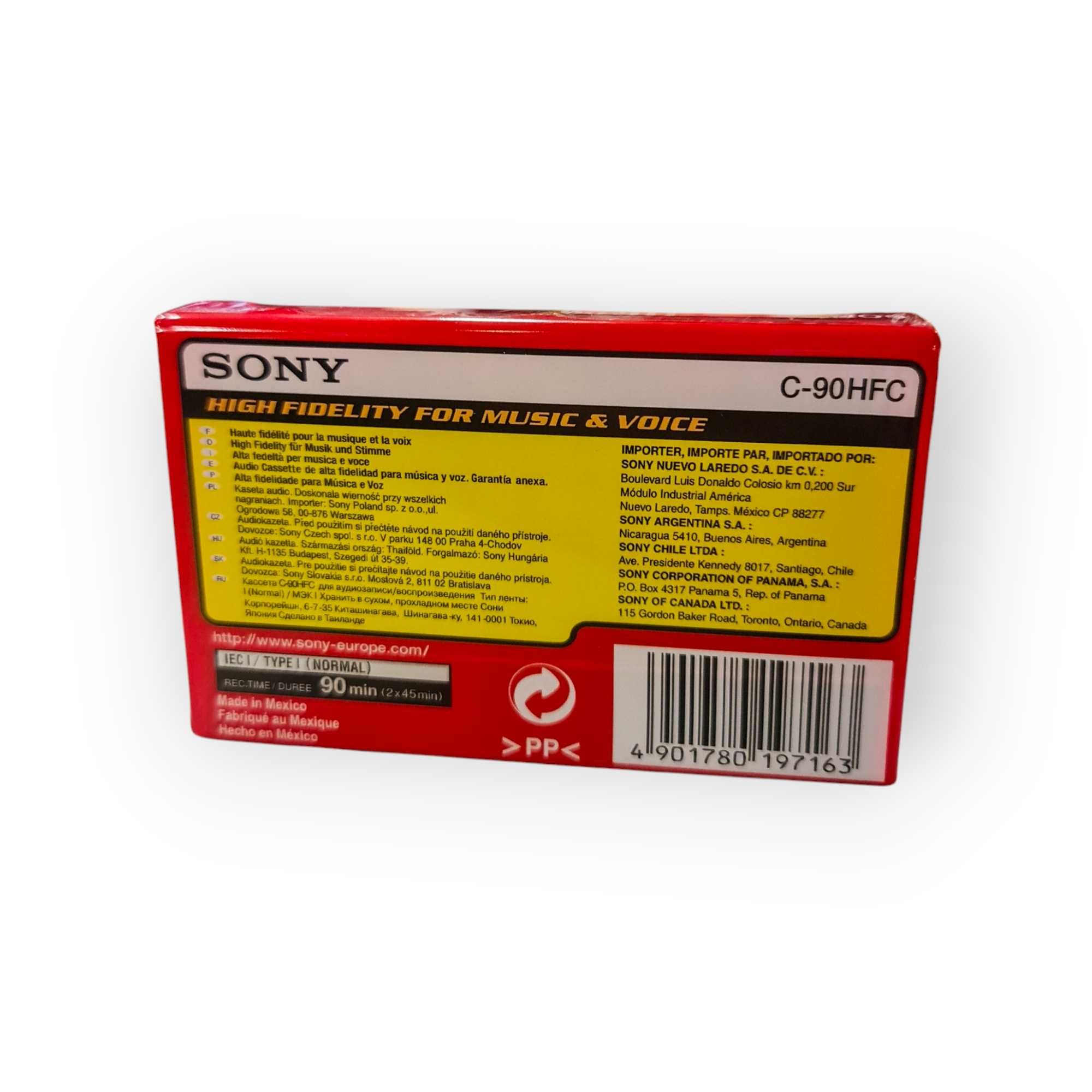 Fita K7 TDK D90 | Sony HF90 – 90 Minutos (Virgem)