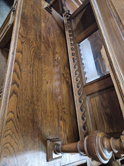 Ładna komoda dębowa Francja pomocnik secesja /