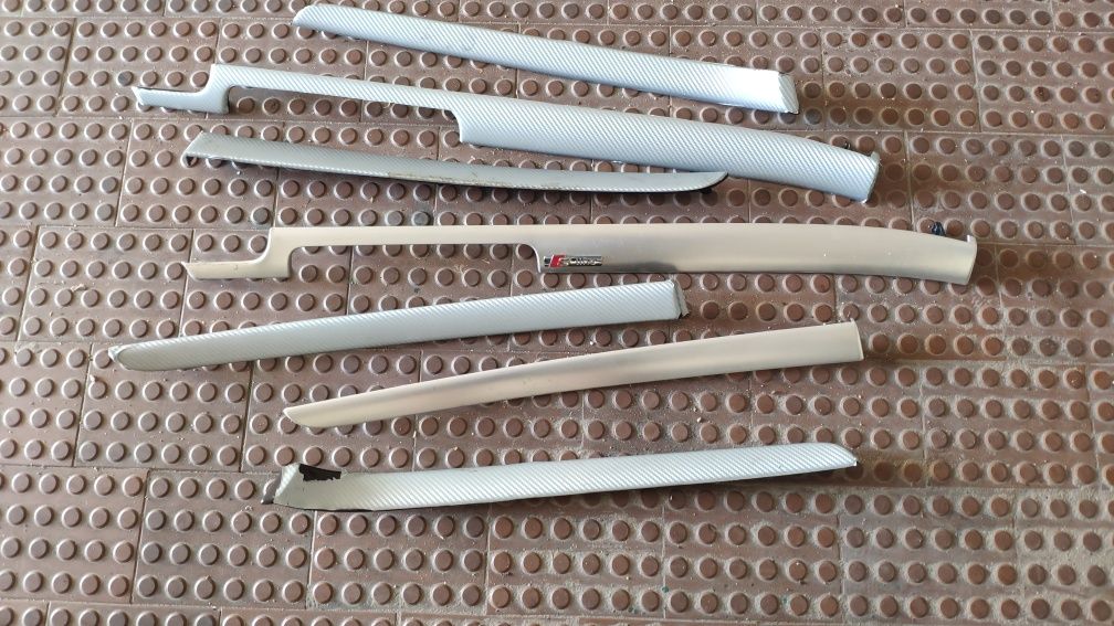 Placas frisos interiores Audi A4 2001